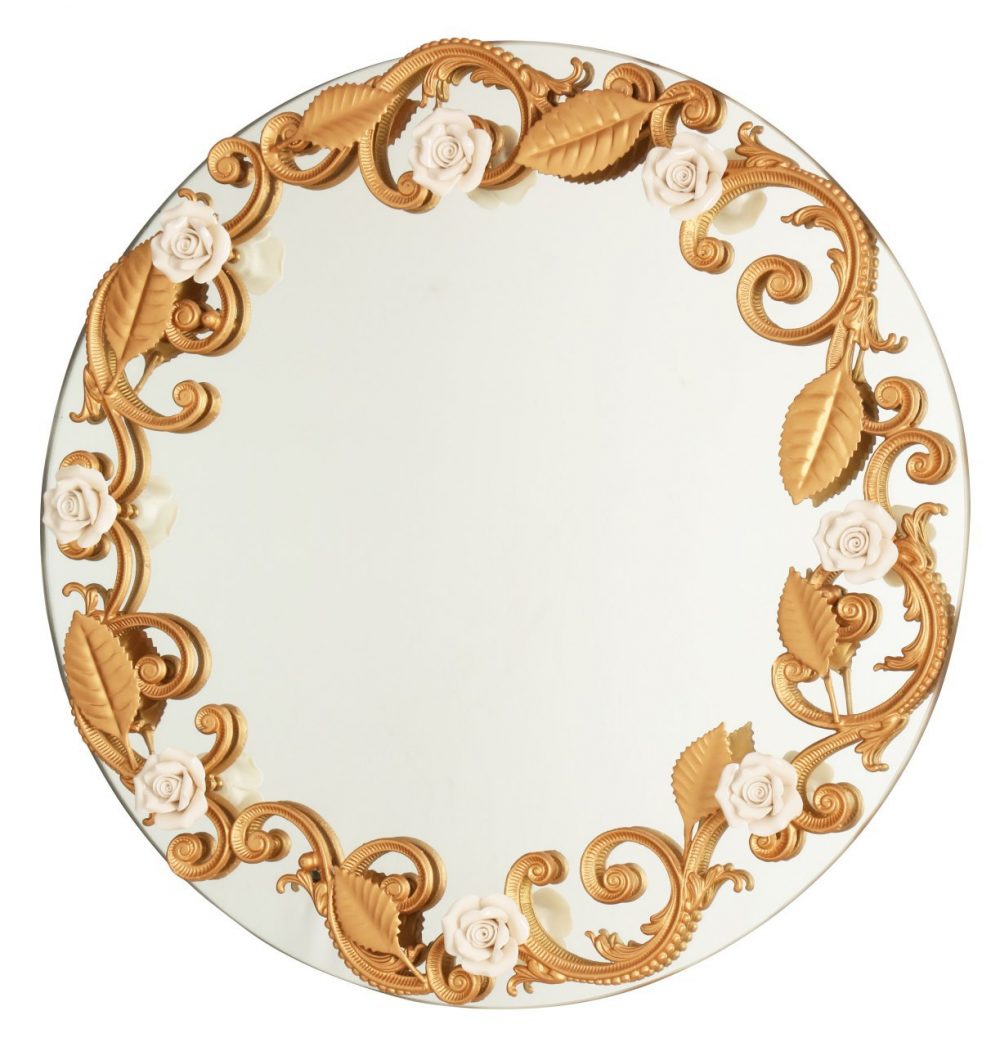 آیینه گرد مدل رز