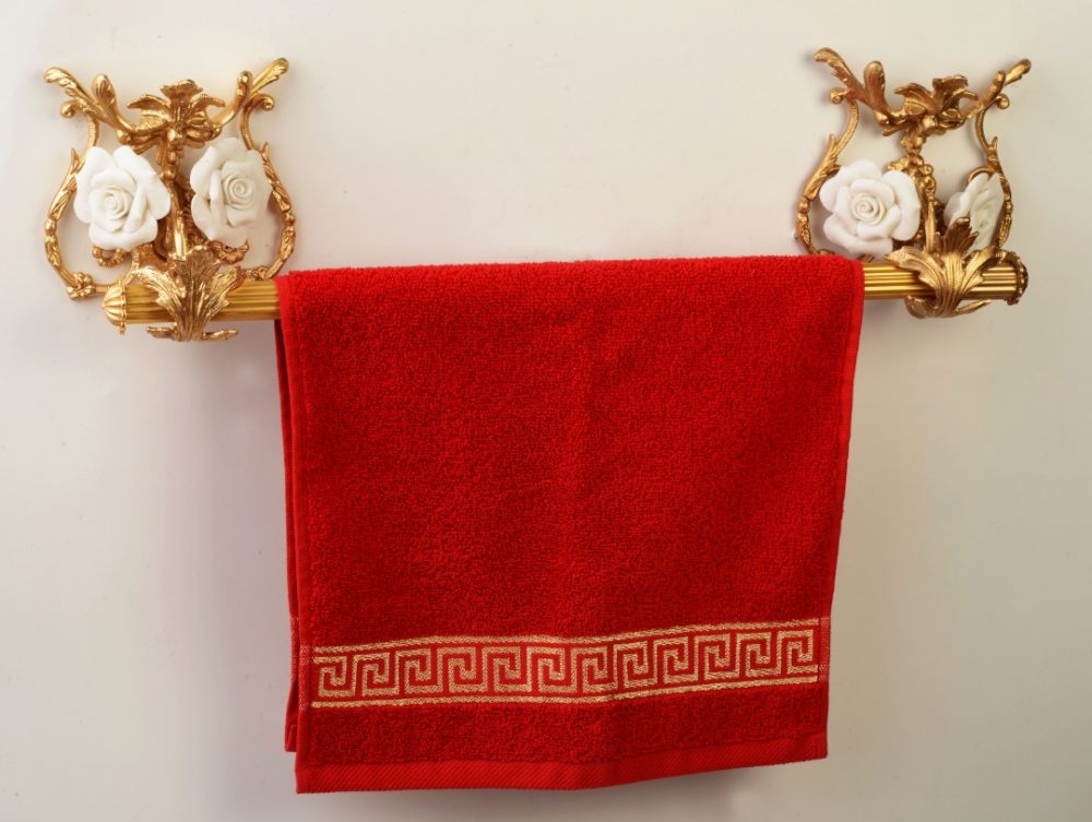 آویز حوله بزرگ مدل رز - تصویر 2