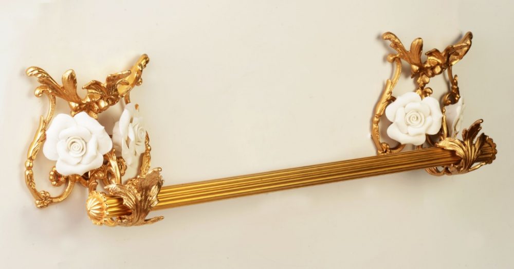 آویز حوله بزرگ مدل رز - تصویر 3